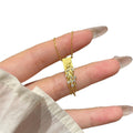 Gold Tone Wheat Tassel Necklace In Two Styles With Decorative Metal Details view 5