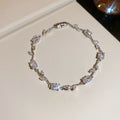 Gold Silver Vine Leaf Crystal Bracelet Six Color Styles view 6