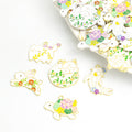 Colorful Rabbit and Turtle Enamel Alloy Charm Pendants view 1