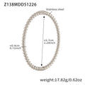 Crystal Geometric Bangle Collection in Gold and Silver Tone view 9