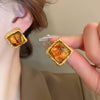 Brown Gold Square 19