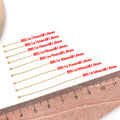 Metallic Head Pin Jewelry Findings with 4 Listed Options view 3