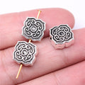 11x5mm 2.6g Multi-Color Zinc Alloy Flower Small Hole Spacer Beads for DIY Bracelet Jewelry Making