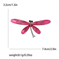Translucent Dragonfly Brooch with Polished Metal and Decorative Accents view 9