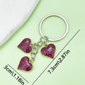 Heart Charm Keychains in 17 Pictured Variations for Bags and Keys view 4