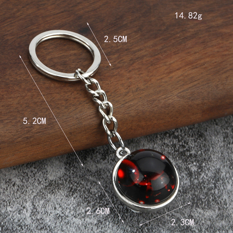 Glow in the Dark Zodiac Sign Keychain Charm