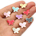 Colorful Enamel Butterfly Charms in Seven Assorted Options view 4
