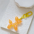 Iridescent Balloon Dog Keychains Macaron Colors Plus Set view 3