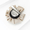 Layered Ribbon Bow Brooch In Six Solid Colors Decorative Lapel Pin view 4
