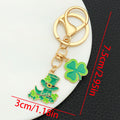 Eight Green Clover Hat and Beer Metal Keychain Designs view 10