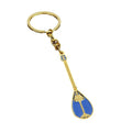 Gold-Tone Dombra-Shaped Metal Keychain, Seven Color Styles view 5