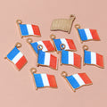 Colorful Enamel National Flag Charms in Eleven Country Options view 6