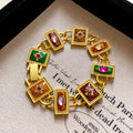 Eight Mixed Color Geometric Beetle And Black Stone Jewelry Designs view 6
