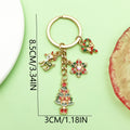 Christmas Charm Keychains Featuring Red Blossom Across 81 Pictured Variations view 3