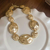 Gold Pebble Necklace