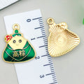 Gold-Tone Zongzi and Braided Bracelet Metal Charms with 24 Listed Options view 12