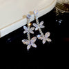 Long Flower Earrings