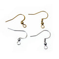 Metal Earring Hooks With Coil and Ball Details in Four Styles view 4