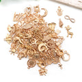 Gold-Tone Seashell Metal Charms for Jewelry and Craft Projects view 4