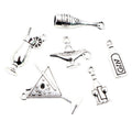 Miniature Barware and Cocktail Charms in Antique Silver Finish view 5