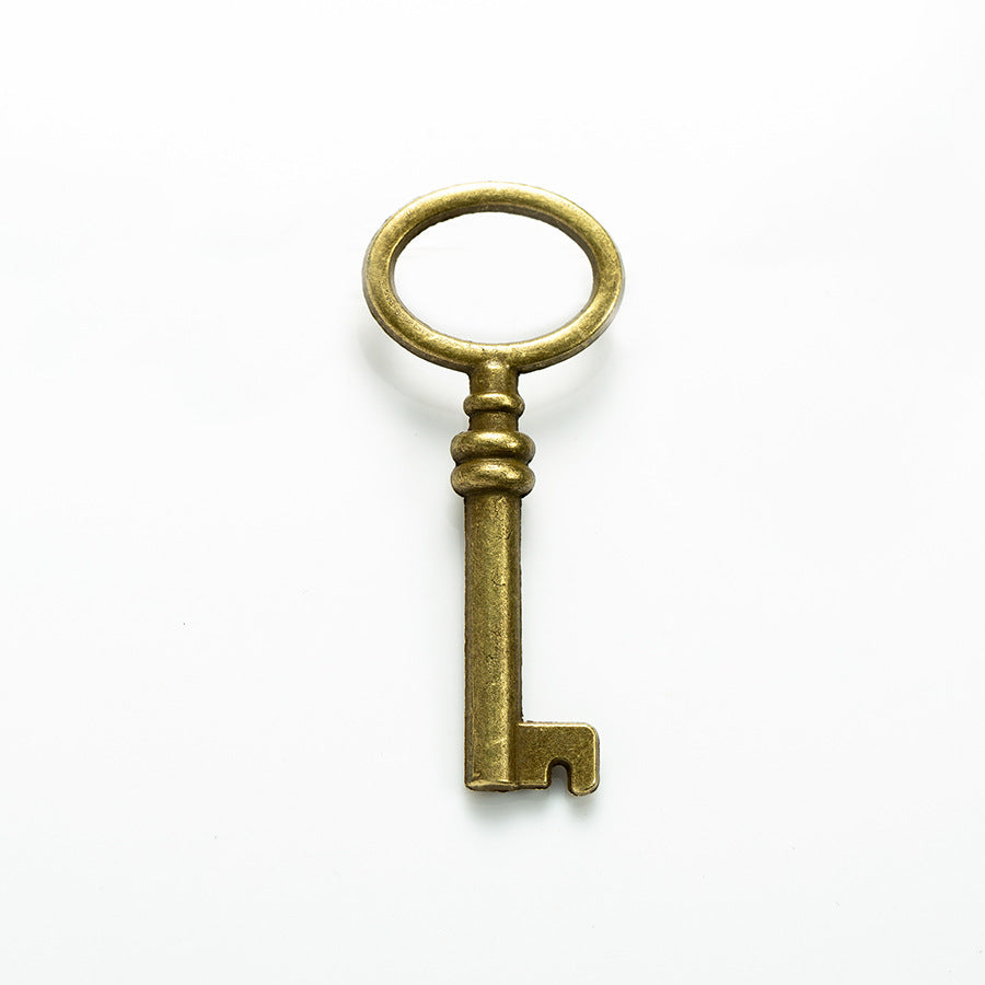 41x17mm Vintage Double Sided Oval Key Charm Pendant