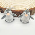 Flocked Mini Animal Dangle Earrings Silver Hooks 7 Styles view 5