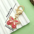 Butterfly Charm Keychains in 50 Pictured Variations for Bags and Keys view 3