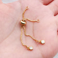 Gold-Tone Adjustable Slider Chain Jewelry Findings with 13 Listed Options view 3