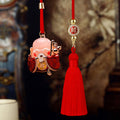 Mixed Firecracker Monkey Wealth Figure Horse and Sailboat Vehicle Hanging Ornaments view 11