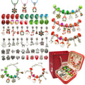 Silver-Tone Snowflake and Christmas Tree Metal Charms with 2 Listed Options view 5