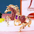 Mixed Jeweled Horse Keychains in Fifty One Ornament and Loop Options view 9