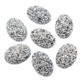 Oval Druzy Style Resin Cabochons in Fifteen Color Options view 6