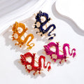 Gold Tone Dragon Enamel Four Designs Metal Brooch Pin view 4