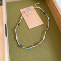 Colorful Bead Star and Pearl Pendant Necklaces Two Styles view 7