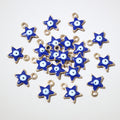 Enamel Evil Eye Star Charms in Eleven Color Styles view 8