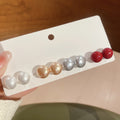 Pearl Stud Earring Sets in Two Mixed Color Palettes view 6