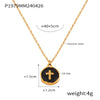 Gold Black Cross