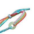 Braided Cord Jade Disc Adjustable Bracelets Two Styles view 5