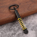 Metal Shock Absorber Keychain in Five Spring Colors view 2