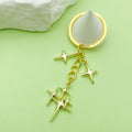 Celestial Charm Keychains Featuring Gold-Tone Stars Across 15 Pictured Variations view 2
