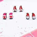 Valentine Wood Stud Earrings in Twenty Eight Illustrated Designs view 2