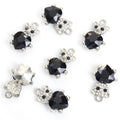 Crystal Heart Teddy Bear Jewelry Components For DIY Earrings And Bracelets Charms view 9