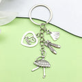 Heart Charm Keychains in 13 Pictured Variations for Bags and Keys view 2