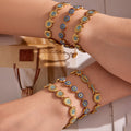 Blue Crystal Sea Creature Bracelet Collection in Three Designs view 3