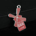 Paris Landmark Charm Pendant Eiffel Tower Cathedral Windmill view 7