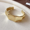 Gold Faceted Wide