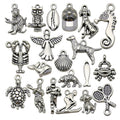 Antique Silver Crab and Dog Metal Charms with 21 Listed Options view 5