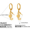 Gold Hinged Hoop