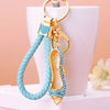Sky-Blue-Braided-Loop Blue-Peep-Toe-Heel