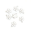 Five Petal Flower Enamel Alloy Charm Pendants in Five Colors view 10